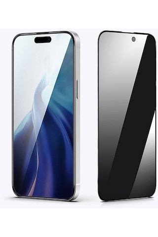 Apple iPhone 15 Uyumlu Plus Recci Rsp-a07sp 3d Privacy Shield Temperli Cam Hayalet Ekran Koruyucu