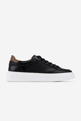 Valmenti Erkek Hakiki Deri Siyah Sneakers & Spor Ayakkabı 1149 Style-9 Erk Ayk Y26 Sıyah Dr/taba