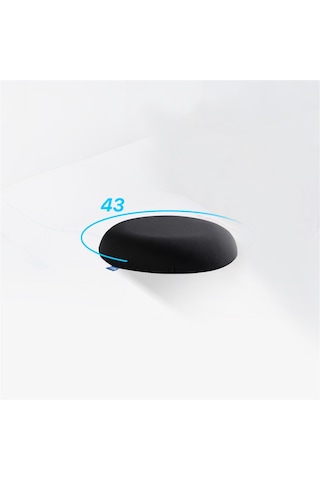 SimpleThePillow Visco Oturma Simidi Hemoroid Basur Fistül Çatlak Ve Oturma Bölgesi Sorunları İçin Ortopedik Simit Minder  42*6,5