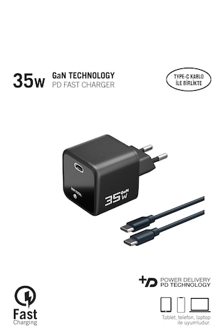 35w Gan Technology Pd Fast Şarj Aleti 35w Şarj Cihazı