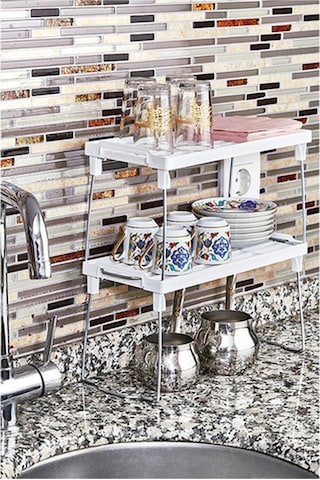 Pratik Mutfak Bulaşık Rafı Beyaz