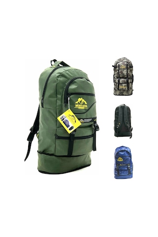 Bvlx Montana Körüklü Dağcı Sırt Çantası Su Geçirmez 65lt Kamuflaj Çok Renkli