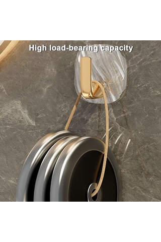 Reedark "dayanıklı Yapışkan Duvar Kancaları - 4 Adet, Şapka, Anahtar, Havlu Asmak İçin" Şeffaf