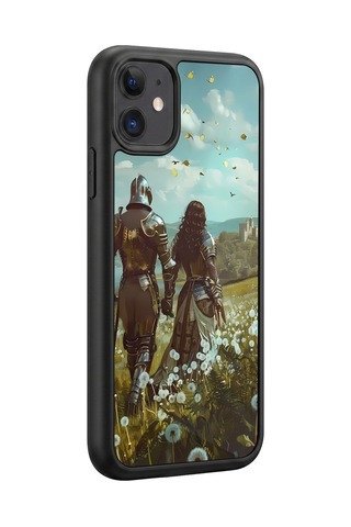 İphone 11 Uyumlu Zırhlışövalye Desenli Kamera Korumalı Darbelere Dayanıklı Kılıf 1186-zırhlışövalye-iphone11