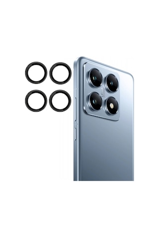 Joko Mi 14t Pro Pvd Metal Kamera Lens - Siyah