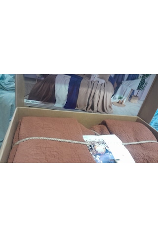 Bellisima Çift Kişilik Yatak Örtüsü Aotumn Kiremit Diğer