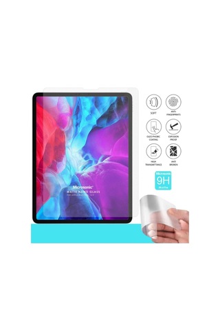 For Apple Ipad Pro 12.9'' 2018 A1876-a2014-a1895-a1983 Matte Nano Glass Cam Ekran Koruyucu