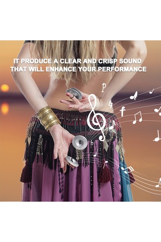 2 Adet Parmak Zilleri Göbek Dansı Gümüş Parmak Zilleri Göbek Dansı Zilleri Ritim Vuruşları Perküsyon Müzik Aleti Dansçı Partisi İçin