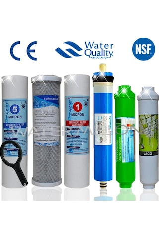 Açık Kasa Su Arıtma Cihazı Filtre 6 Aşamalı Filtre Seti (Nsf Onay 533928743