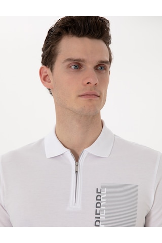 Pierre Cardin Erkek Beyaz Tişört 50307929-vr013 Beyaz