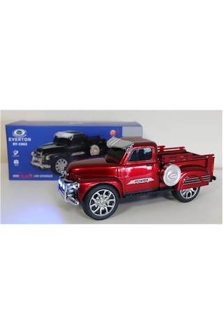 Everton Rt-1962 Kırmızı Arabalı Bluetooth Fm-usb-tf-aux Şarjlı Nostaljik Radyo Kdo