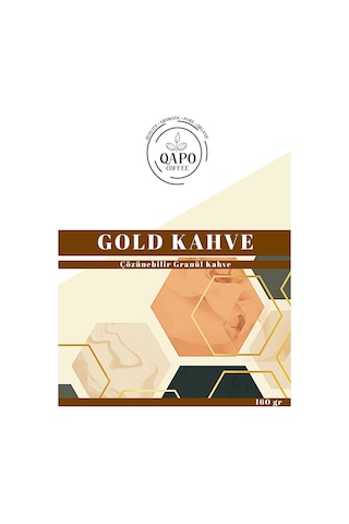 Qapo Coffee Gold Granül Kahve Granül 160 G