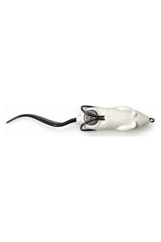 Silikon Fare - 15g 70mm - Fishack Ratx - Uv Boyalı - Black White