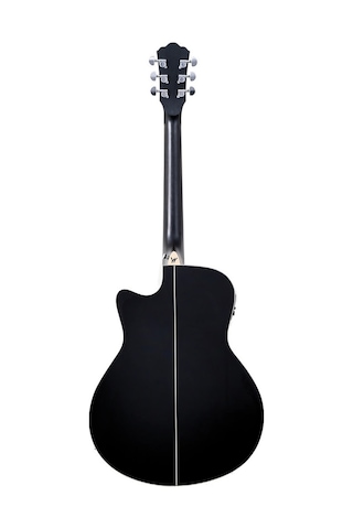 Washburn Dfbaceb Deep Forest Burl Ace Black Fade Elektro Akustik Şık Siyah Fade Cila Gelişmiş Elektronikler