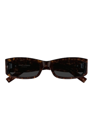 M152 002 55-19-135 Saint Laurent Kadın Güneş Gözlüğü Kahverengi