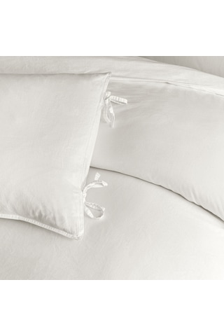 Linens Premium Hemlin Nevresim Takımı Beyaz Beyaz