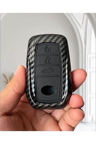 Toyota Chr C-hr Camry Corolla Cross Prius Prado Rav4 Hilux Karbon Anahtar Kılıf 2.ve3.resime Bakınız