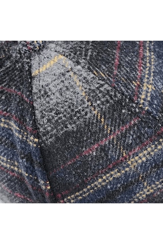 Hedea İskoç Tartan Desen Şapka Siyah Siyah