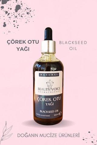 Beauty Voice %100 Doğal Soğuk Sıkım Çörek Otu Yağı 100ml