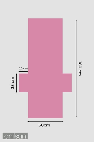 %100 Pamuk Şezlong Havlusu Fuşya 60x180 Cm - Hızlı Kuruyan Plaj Ve Havuz Havlusu