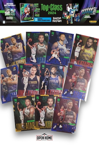 Panini Nba Top Class 2024 Koleksiyonluk Basketbolcu Kartları + 2 Paket 16 Adet Kart
