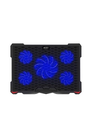 15-16" Boyutlarına Uygun 5-fanlı Notebook Soğutucu, Siyah Renk Seçeneği