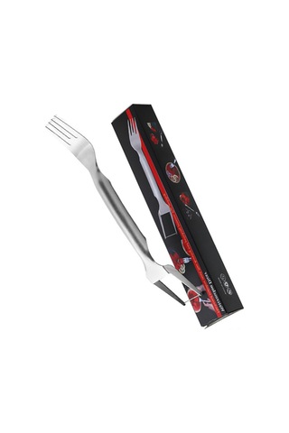 Qingmipy Çelik Meyve Dilimi Aracı: Karpuz Kesici, Dikdörtgen Dilimleyici, Multifonksiyonel Meyve Çatalı, Ev Ve Mutfak Gereci Kutu İçerisinde Diğer