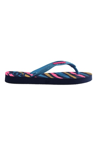 Kids Slim Glitter Trendy Navy Blue/turquoise Çocuk Terlik 4146976-1327-2159 Lacivert