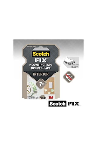 Scotch İç Mekan Güçlü Montaj Bandı 19mmx1,5m