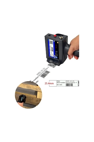 Dcjet Taşınabilir Kodlama Yazıcısı - Kodlama Cihazı - 2 Kartuş - Solvent Bazlı Kartuş
