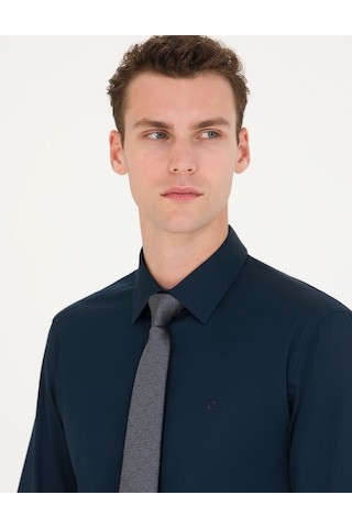 Pierre Cardin Erkek Lacivert Basic Gömlek 50277147-vr033 Lacivert