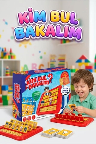 Kim Bul Bakalım 2 Kişilik İnsanlı Ve Hayvanlı 32 Karakterli 4 Oyun Kartlı Eğitici Tahmin Etme Oyunu