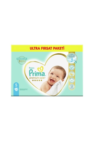 Prima Bebek Bezi Premium Care 5 Beden Fırsat Paketi 74 Adet