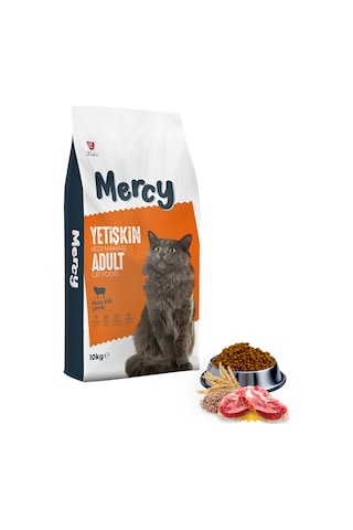 Mercy Kuzu Etli Yetişkin Kedi Maması 10 KG
