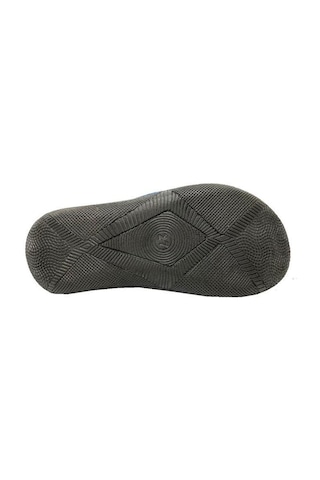 Gezer 13594 Temal Kumaş Erkek Çocuk Halı Terlik 27-29 Siyah