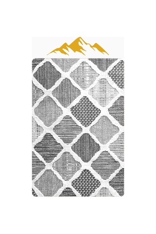 Modern Desenli Dijital Baskı Kaymaz Taban Halı H0902 Renkli