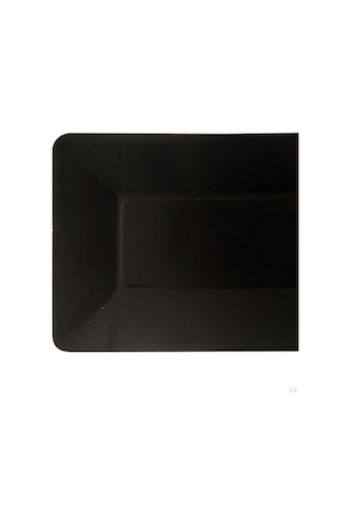 Gümüş 8 Parça Tek Kullanımlık Tabak Kek Tepsisi Yemek İçin Taşınabilir Pratik Sofra Takımı