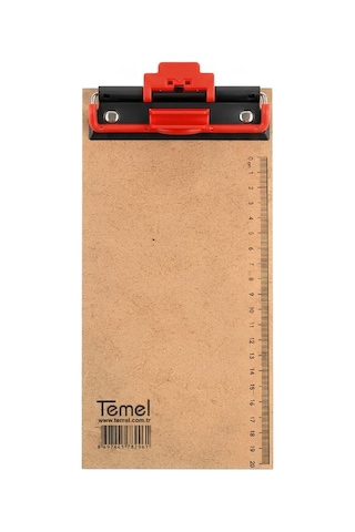 Temel 1/3 A4 Ahşap Sekreterlik Otomatik Mekanizmalı Kalem Tutma Aparatlı