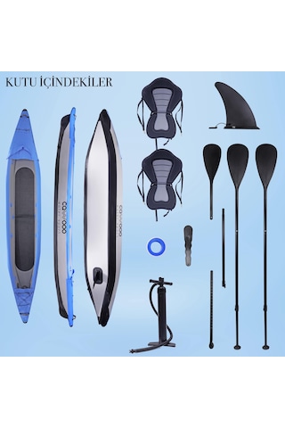 Cawooo Koltuklu Şişme Kano 2 Kişilik