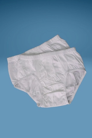 Faal 325x2 Erkek Çocuk 2'li Penye Süprem Slip Külot-beyaz Beyaz