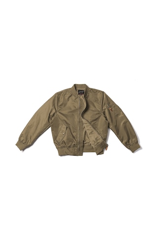Edwardest Hava Kuvvetleri Ma1 İlkbahar Ve Sonbahar İnce Pilot Ceket Naylon Beyzbol Ceketi Kahverengi