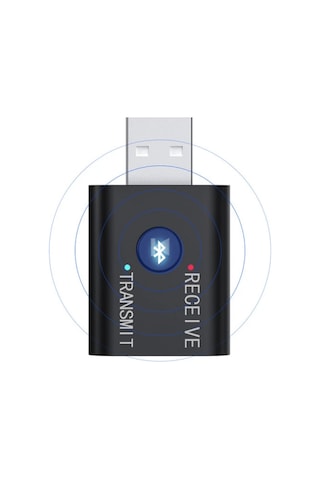 Kabloluyu Kablosuza Çevirin Bluetooth 2in1 Çevirici Dönüştürücü Adaptör Ve Fm Transmitter Aux Kiti