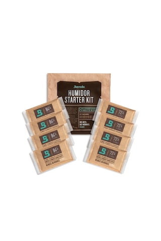 Boveda Humidor Starter Kit 84% + 72% 75-100 Puro için