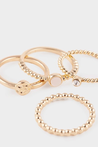 Defacto Kadın 8li Gold Yüzük F7700axnsgd1 Diğer