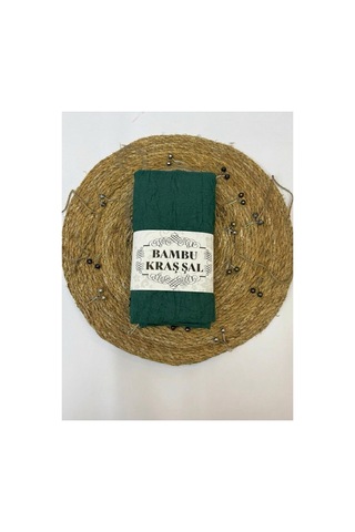Aldaiyr Hijab Kadın Bambu Kraş Yeşil001