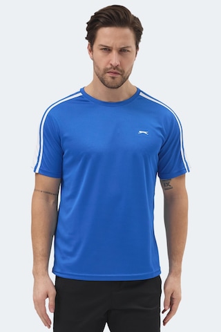 Slazenger Rewınd Erkek Saks Mavi Tişört Saks Mavi