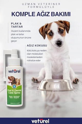 Tr Kedi Göz Damlası Köpek Ağız Kokusu Kedi Dis Macunu Ağız Diş Bakım Spreyi - Göz Bakım Solüsyonu Set