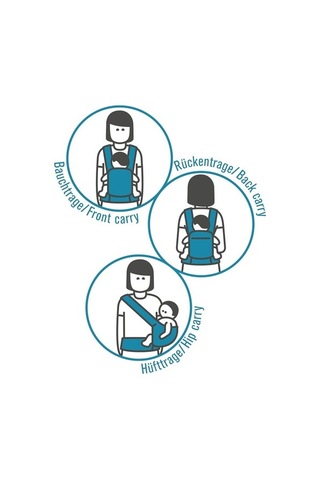 Manduca First Ergonomik Bebek Taşıyıcı 3 Taşıma Pozisyonu, Ayarlanabilir ve Konforlu Portbebe