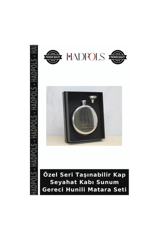 Özel Seri Taşınabilir Kap Seyahat Kabı Sunum Gereci Hunili Matara Seti Belirtilmemiş