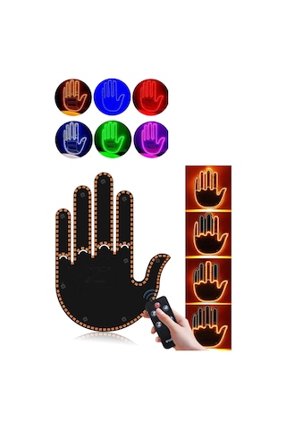Parmak Led Çok Renkli